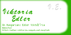 viktoria edler business card